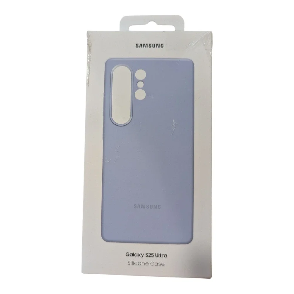 K1. Samsung Silicone Cover Case Galaxy S25 Ultra EF-PS938CLEGUS - Light Blue